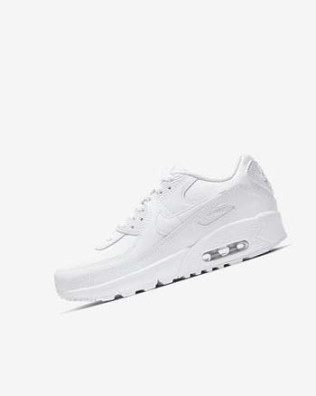 Nike Air Max 90 LTR Blancos Metal Plateados Blancos Blancos | MX 3101